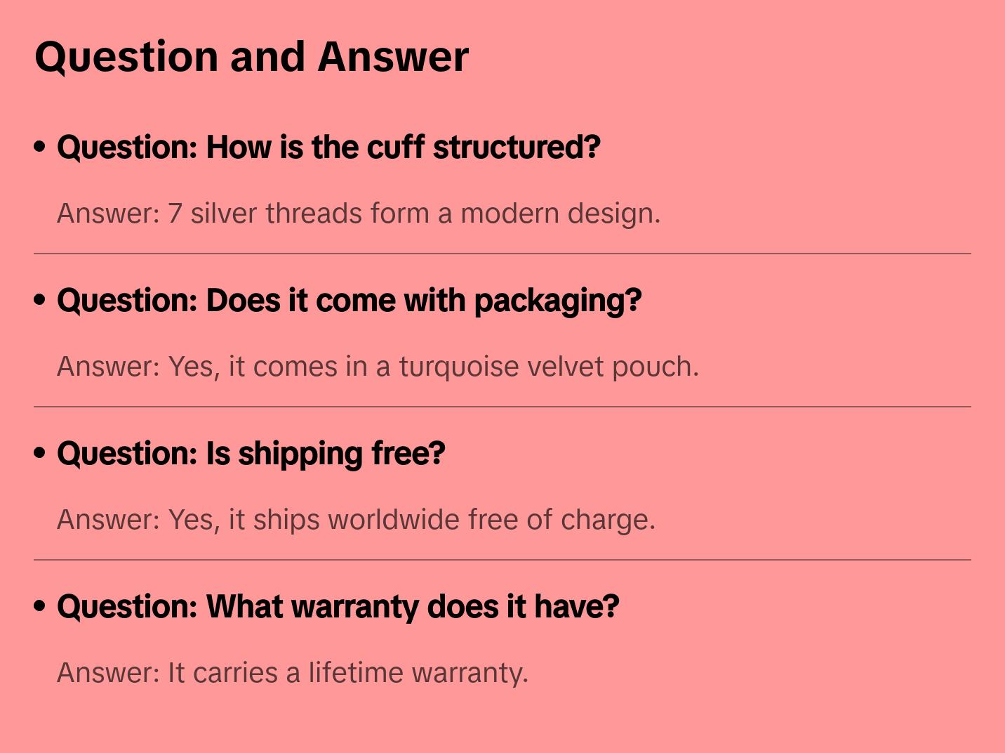 7 Silver Threads Cuff