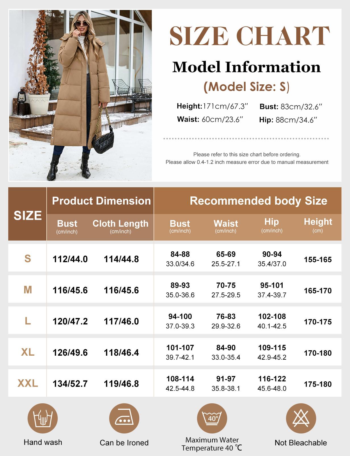 UMIPUBO Women's Long Maxi Down Coat Winter Puffer Jacket Warm Padded Outerwear Faux Fur Removable Hood Parka Full-Zip