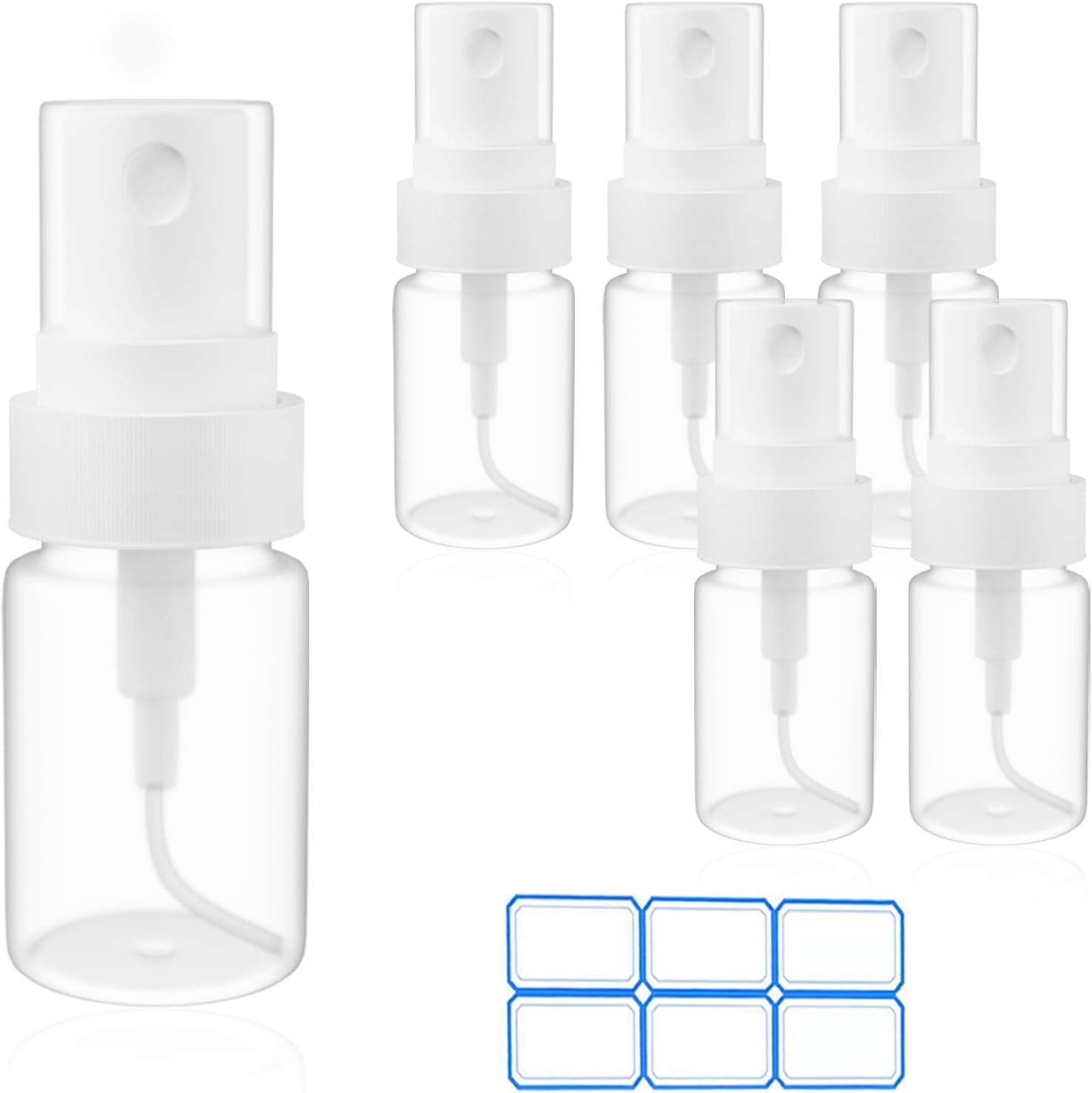 Valentine's Day Gift   6 Pack 0.17 Oz (5ml) Mini Perfume Travel Refillable Bottles, Christmas Gifts  Refillable Mini Perfume Atomizer, Empty Pump Container for Traveling