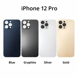 Back Glass Battery Cover Replacement for iPhone 12 Pro – Big Hole Design (With LG)