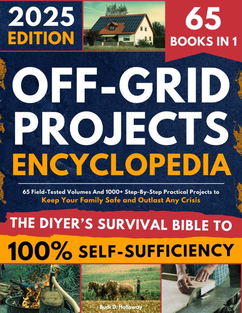 Off-Grid Projects Encyclopedia • The DIYer’s Survival Bible To 100% Self-Sufficiency: 65 Field-Tested Volumes And 1000+ Practical Projects