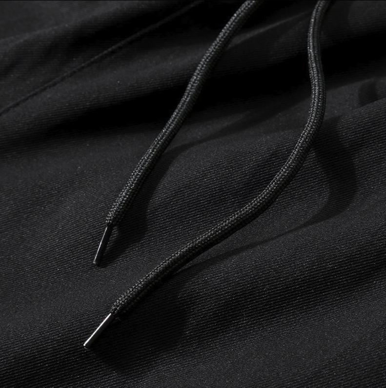 Men’s Regular Fit Solid Color Work Pants – Lightweight Casual Long Pants – Featuring multiple flap pockets and a front drawstring, suitable for outdoor work, running, and casual wear — 100% polyester, solid color, non-stretch