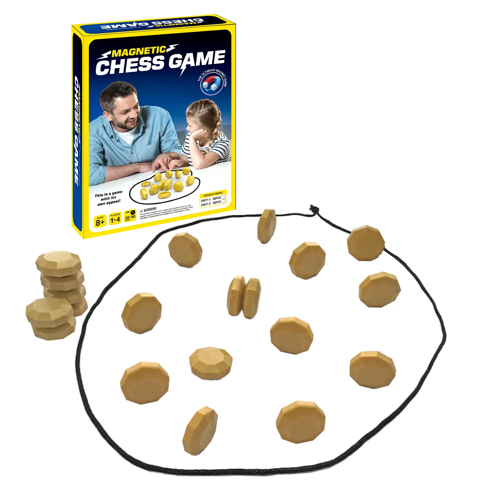 Magnetic Board Game - Fun 2-Player Family Battle for All Ages