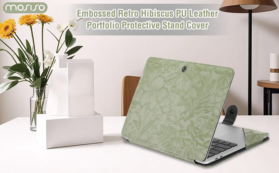 MOSISO Housse Ordinateur Portable 13 Pouces Abricot - Protection Élégante MacBook Air M4 M3 M2 M1 & Pro Avec Poche