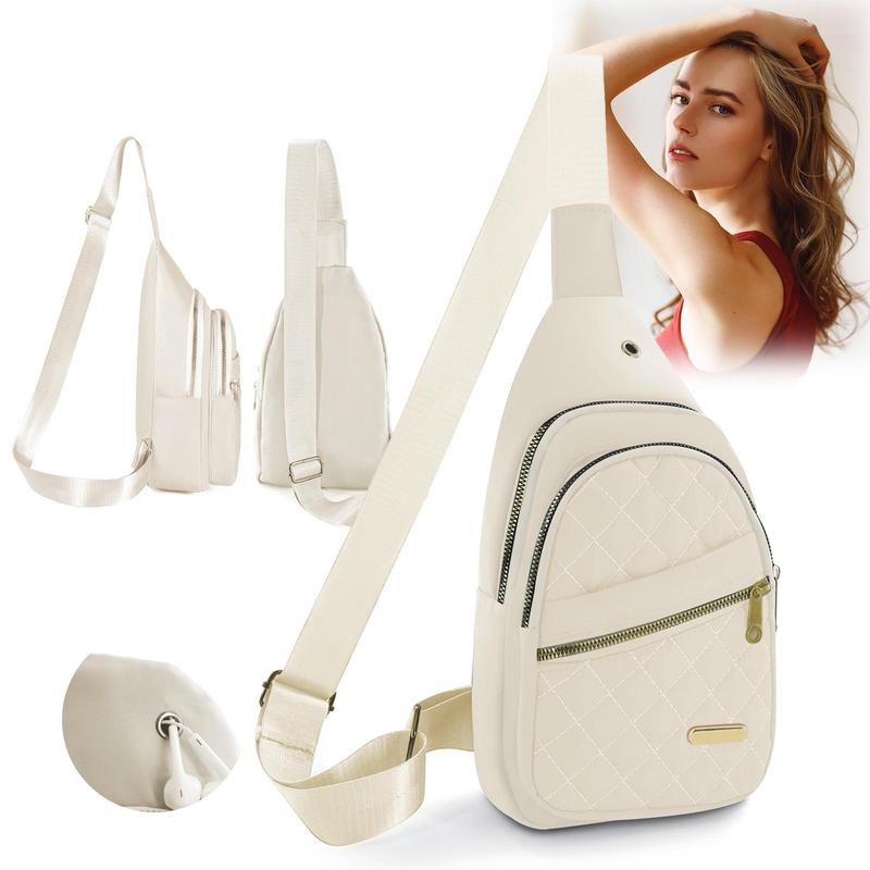 7-Color Women's Waterproof Oxford Bag | 3-in-1 Crossbody Fanny Chest Bag | Lightweight for Outings Travel