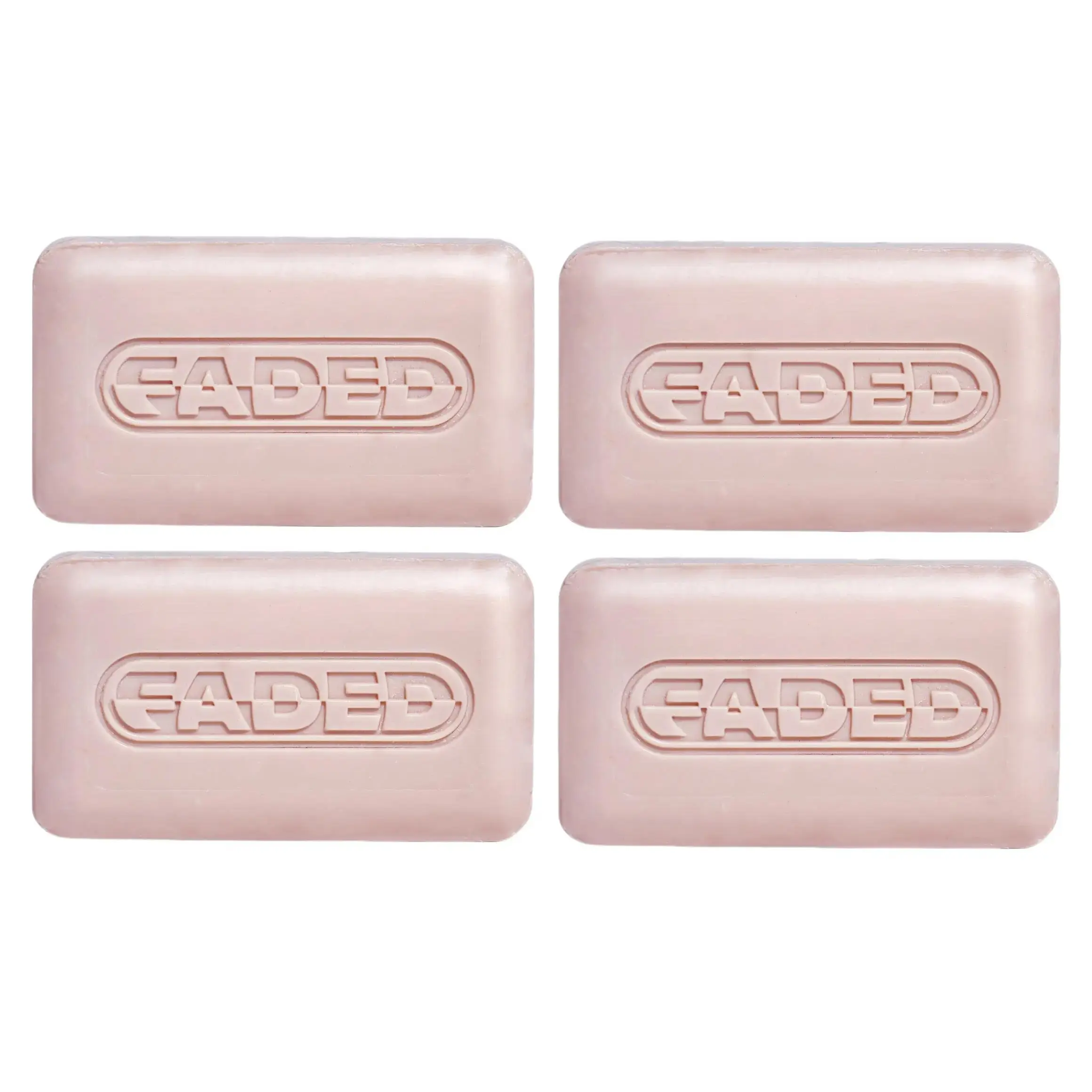 Faded Brightening Cleansing Bar 4 Pack - Shea Butter, Niacinamide, Vitamin C - Fragrance Free, Non-Bleaching, Safe for Sensitive Skin - Body Care, Moisture, Hydrating, Discoloration, Dark Spots