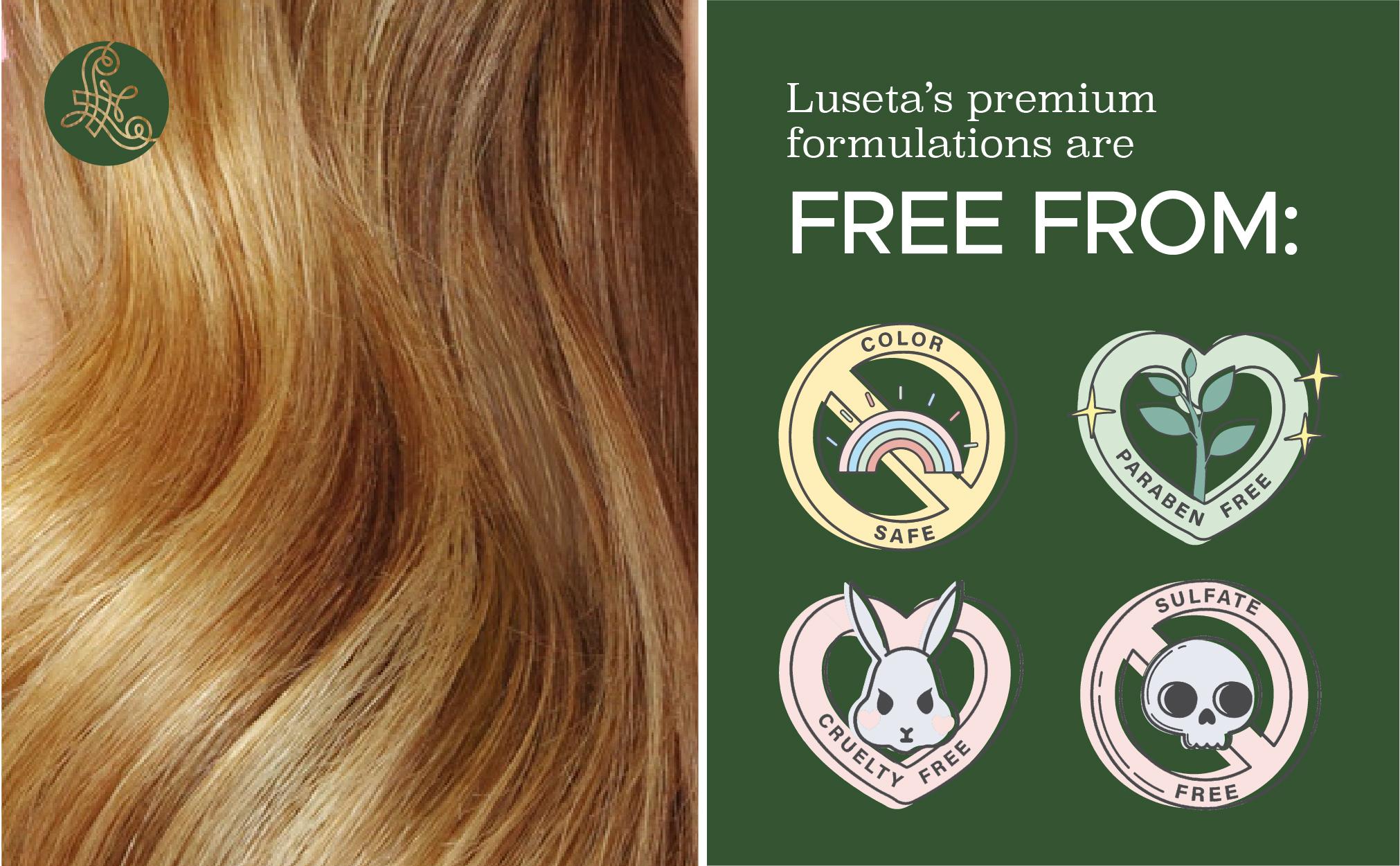Luseta Rosemary Mint Complex Shampoo & Conditioner Sulfate Free Paraben Free Hair Loss Regrowth Natural Ingredients