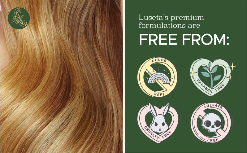 Luseta Rosemary Mint Complex Shampoo & Conditioner Sulfate Free Paraben Free Hair Loss Regrowth Natural Ingredients