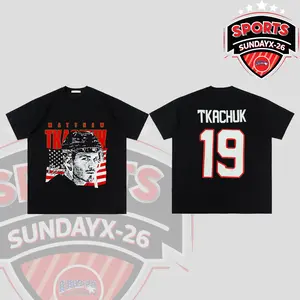 [Youth + Adult] Matthew Tkachuk 'Chucky 19' Team USA For Panthers Territory High-Quality 100% Cotton T-Shirt (Made In US), Cats Nation Hockey Fans Shirt, Game Day Outfits, Gift For Hockey Kids Fans, Hockey Graphic Tee