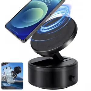 Magnetic Car Phone Holder, Cell Phone Car Mount Multipurpose Car Phone Holder with Magnetic Metal-Plate, Universal Car Interior Accessories for SmartphoneEverlanelnspired17
