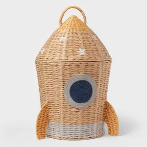 Space Woven Kids' Storage with Lid - Pillowfort