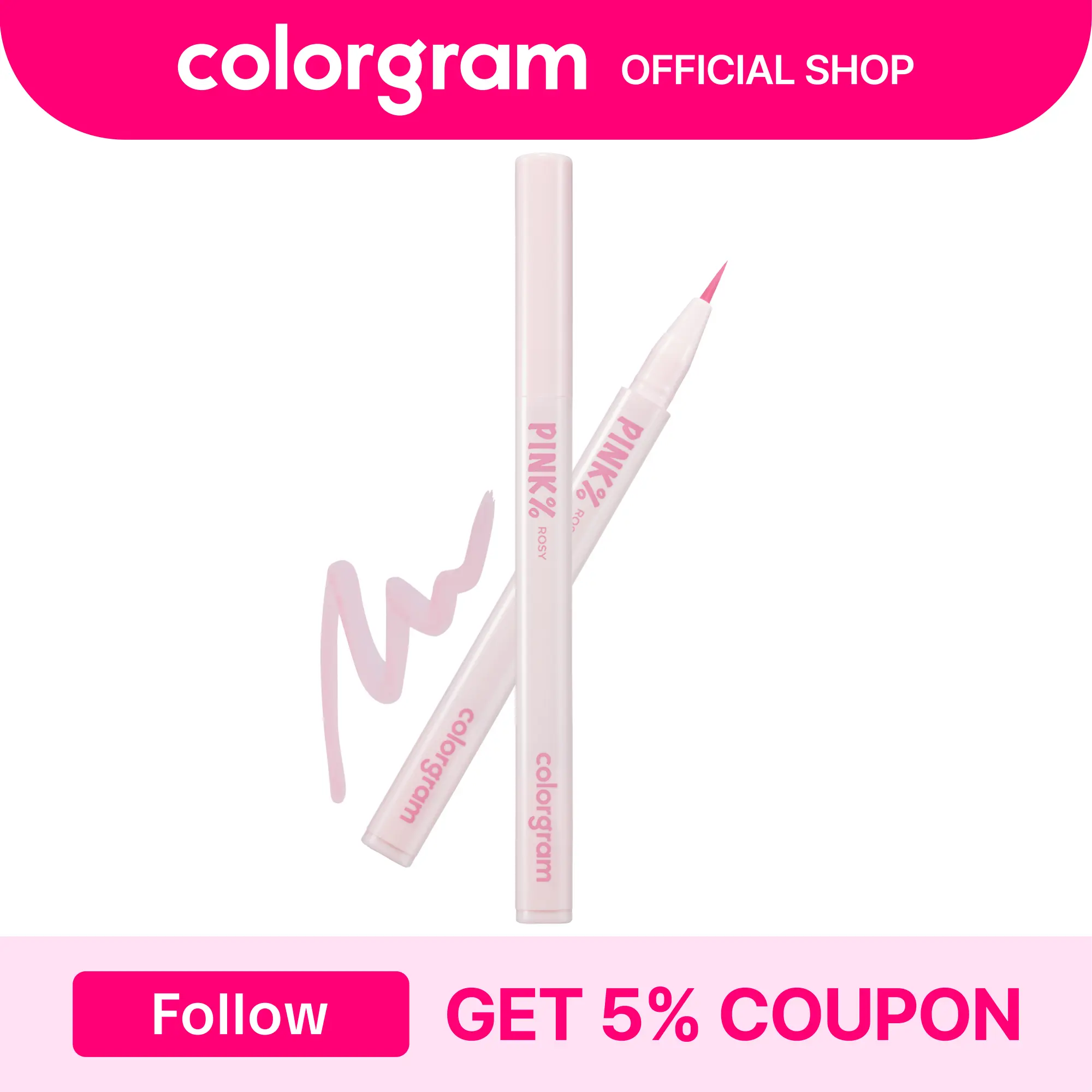 Colorgram Shade Re-Forming Brush Liner I summervibes Colorgram Shade Re-Forming Brush Liner I summervibes
