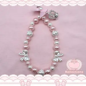 handmade perfected princess beaded phone charm by kora kollections