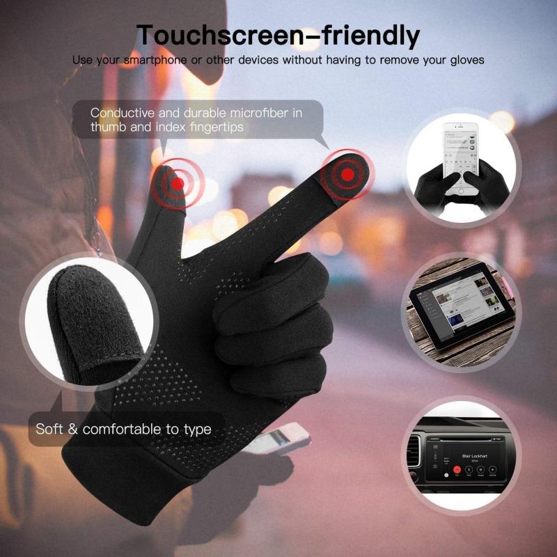 Lightweight Running Gloves, Touch Screen Anti-Slip Warm Gloves Liners for Cycling Biking Sporting Driving for Men Women Gloves Lightweight Running Gloves, Touch Screen Anti-Slip Warm Gloves Liners for Cycling Biking Sporting Driving for Men Women Gloves