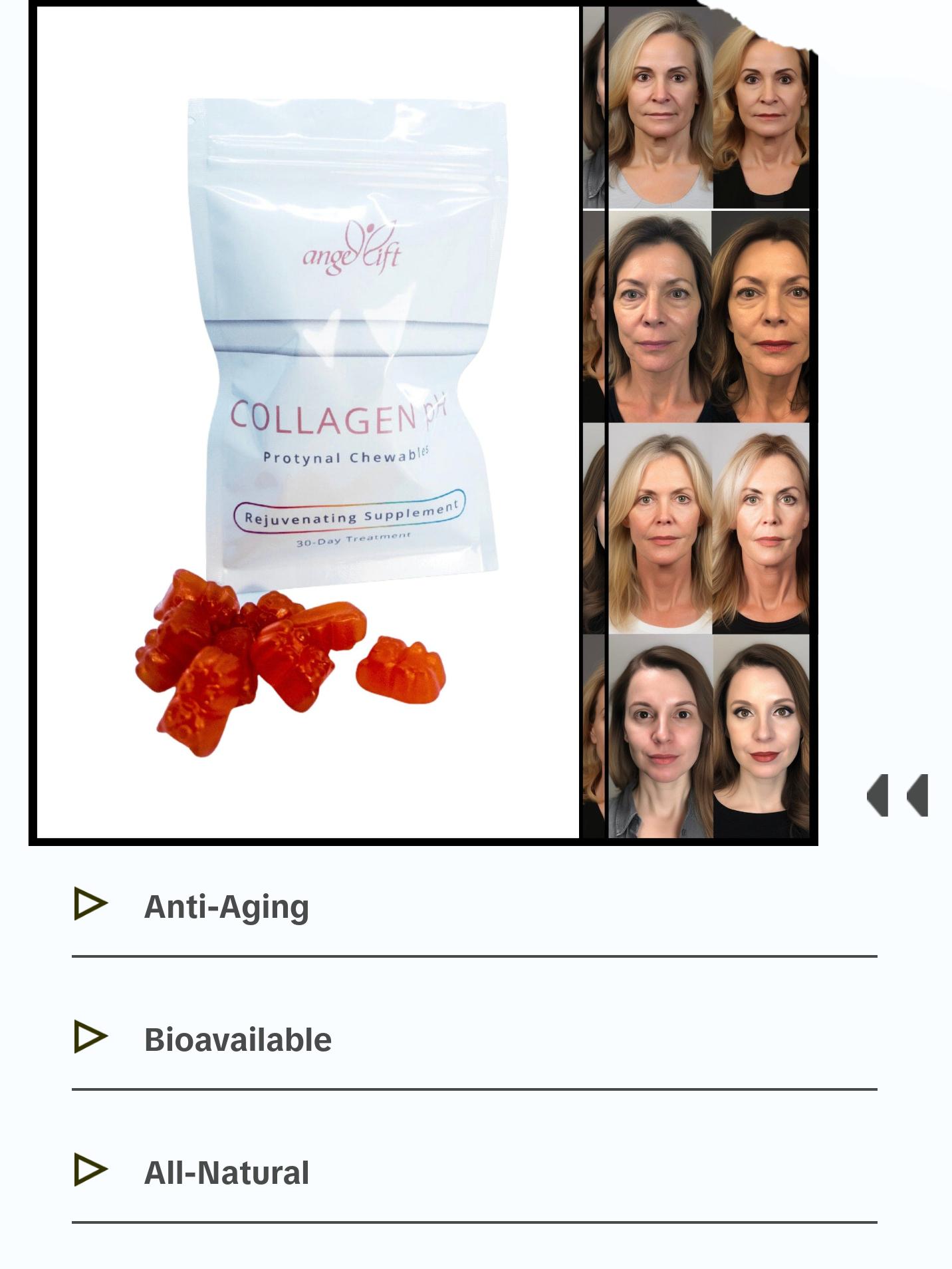 Protynal Colagen – Natural Edible Gummy Dietary Supplement for Beauty & Health!