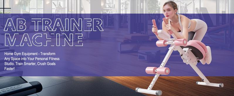 Jointlycreating Ab Machine with 5 Adjustable Levels & LCD Display Portable Home Gym Equipment for Core Workout Thickened Foam Handles