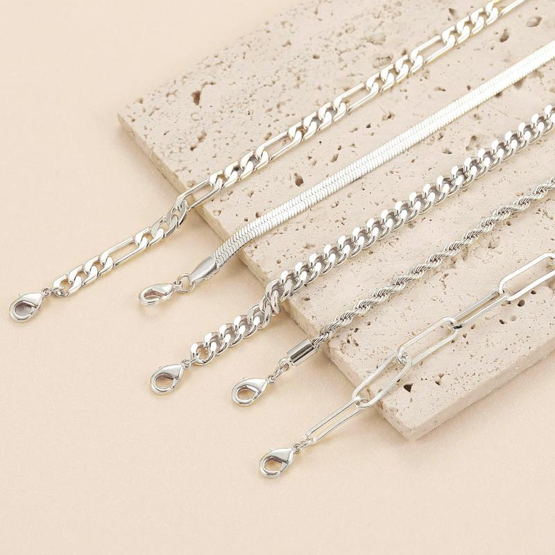 Tewiky Bracelets for Women , Jewelry Sets for Women Trendy Thin Dainty Stackable Cuban Link Paperclip Chain Bracelet Pack Fashion Accessories Gifts for Womens maximalist jewelry Tewiky Bracelets for Women , Jewelry Sets for Women Trendy Thin Dainty Stackable Cuban Link Paperclip Chain Bracelet Pack Fashion Accessories Gifts for Womens maximalist jewelry