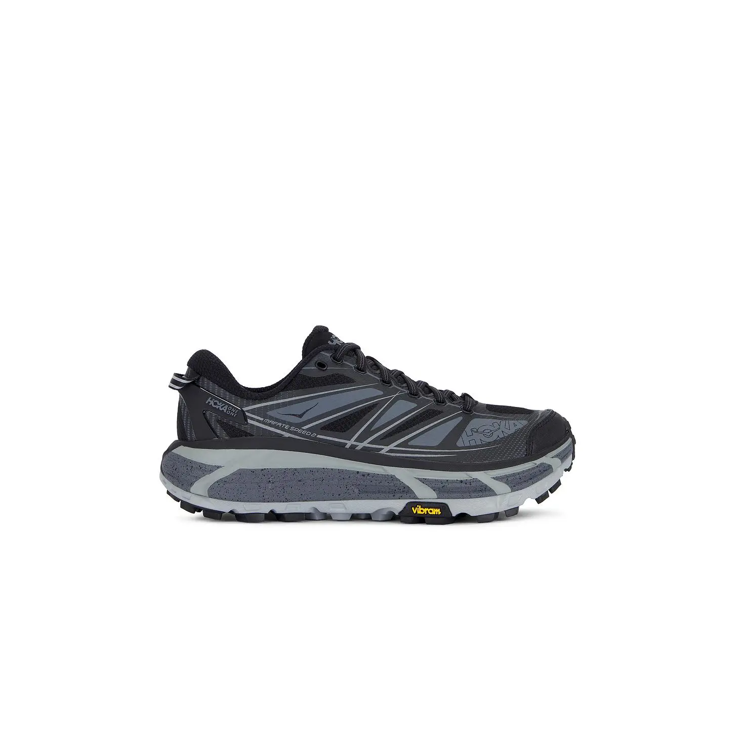 HOKA U Mafate Speed 2 in Black & Castlerock