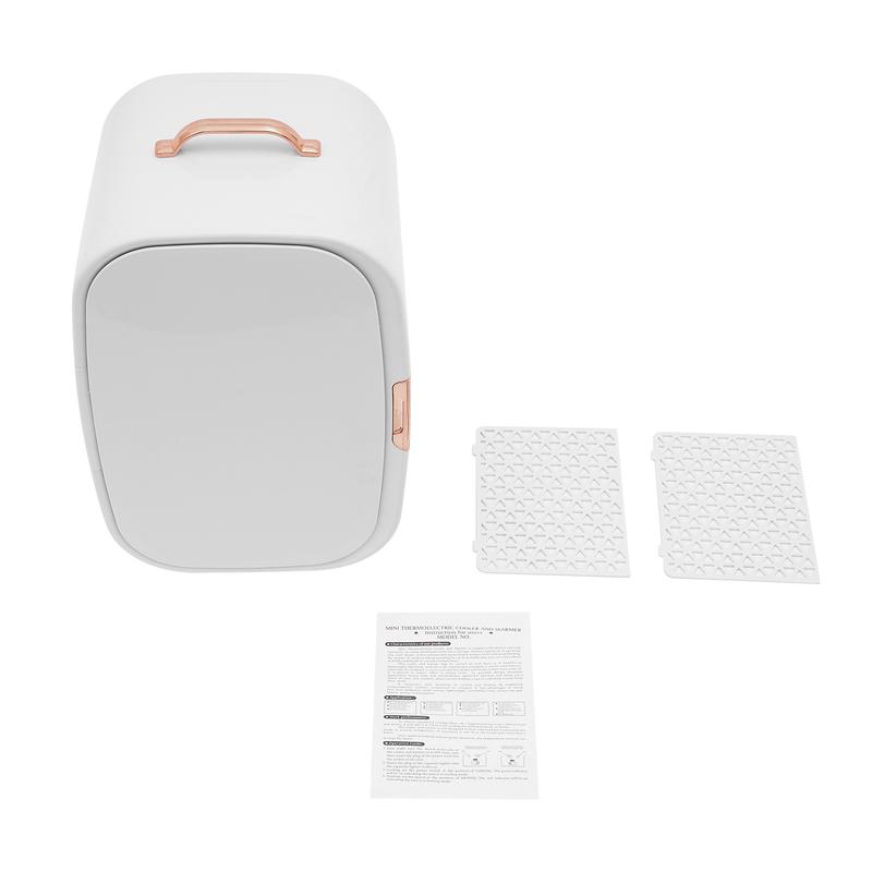 CNCEST 12.68Qt Cosmetic Refrigerator Dual Cooling Heating 39-140°F Quiet 20dB with Car Home Adapter for Skincare Makeup