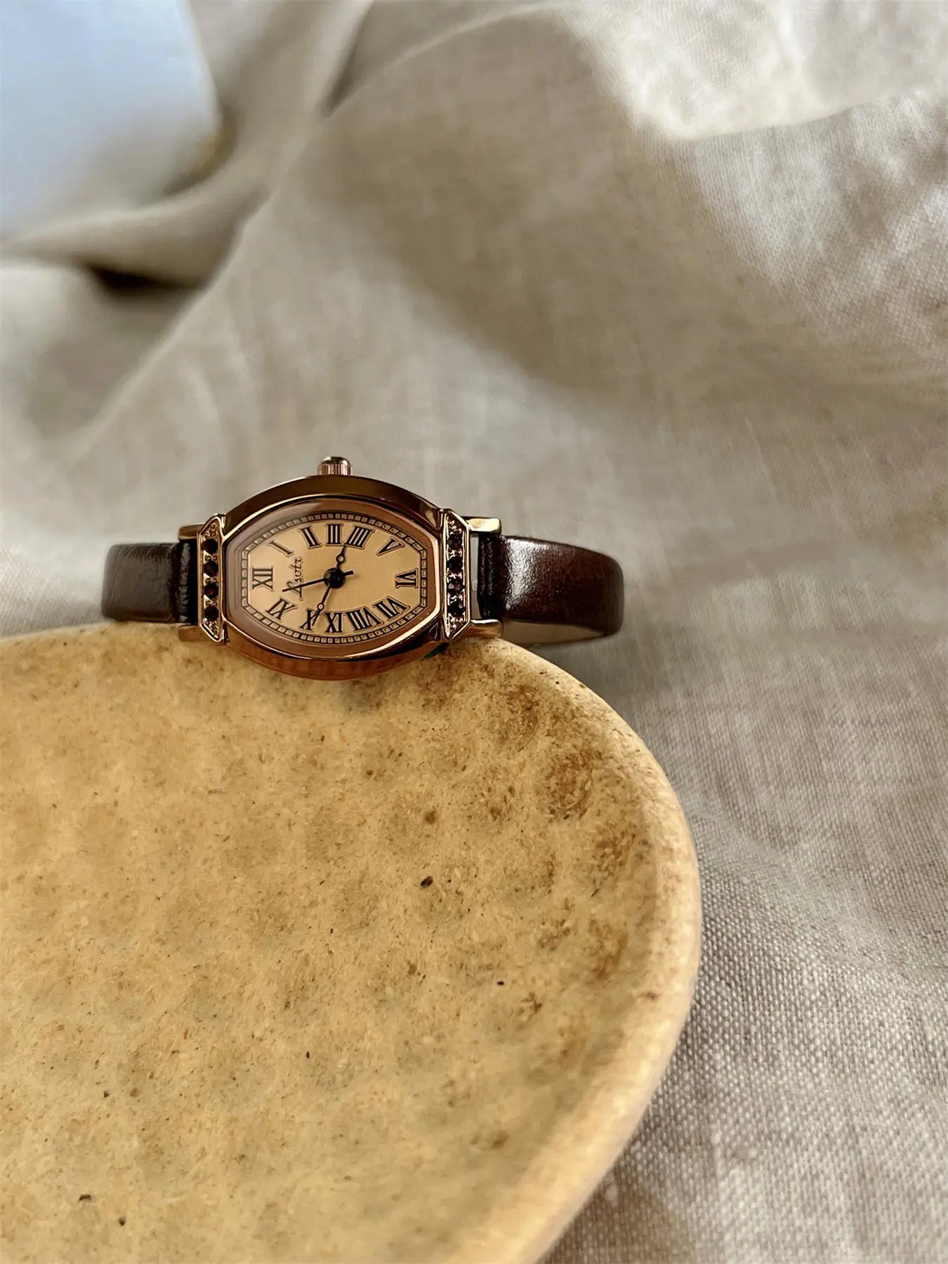 Women's Vintage Dial Quartz Classic Analog Watch Set, Fashionable Casual Wristwatches for Women, Trendy Gift Watch, Gift