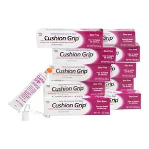 Cushion Grip Thermoplastic Denture Adhesive, 1 oz (10-Pack) – Refits & Tightens Loose Dentures