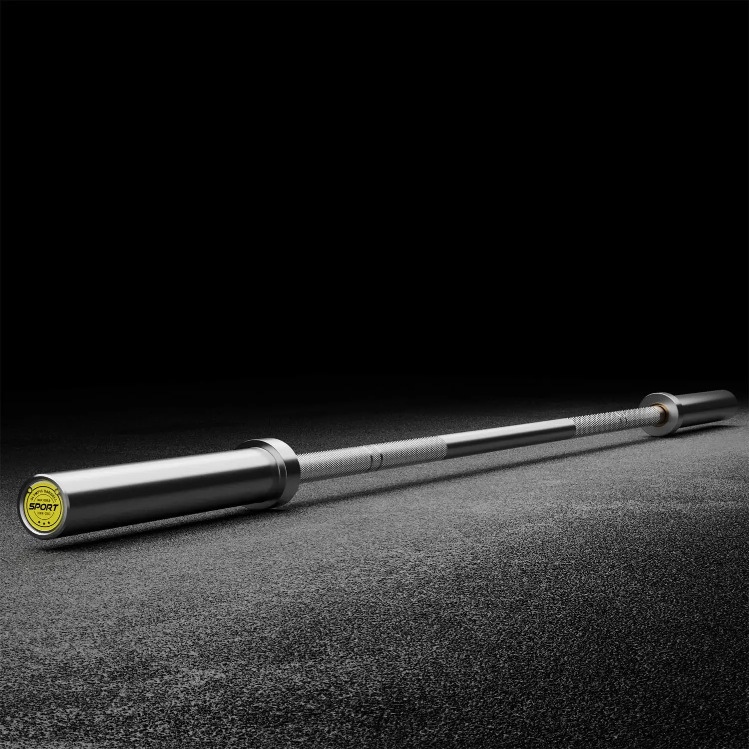Gaomon 7ft 45LB Olympic Squat Barbell - High-Tensile Steel Gym Equipment, Home Gym Equipment, 1000LB Capacity, 28mm Grip, Hard Chrome Protection, 2" Sleeves, Seamless Rotation, Wobble-Free Spin, Powerlifting Home Use