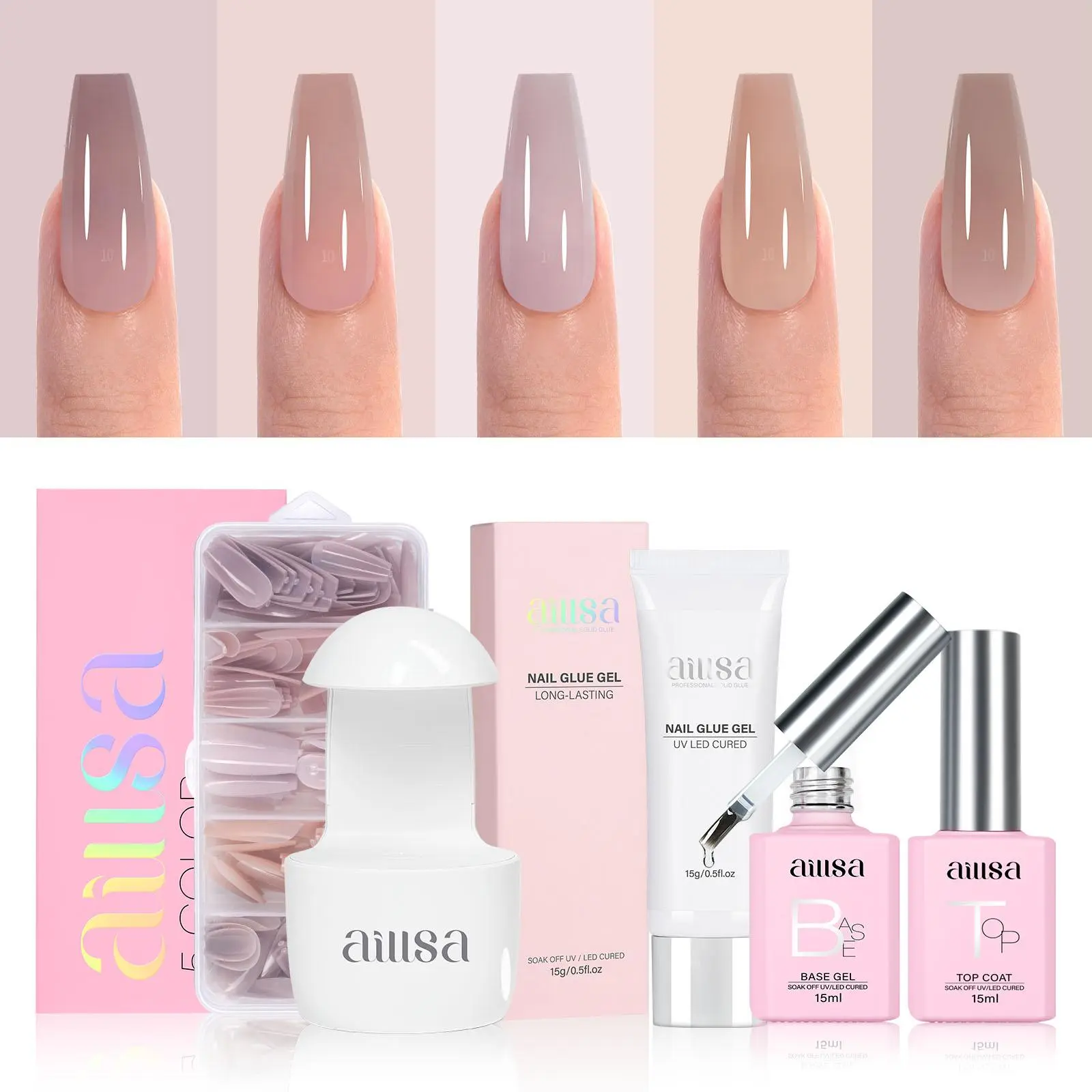 Coffin Nail Full Set