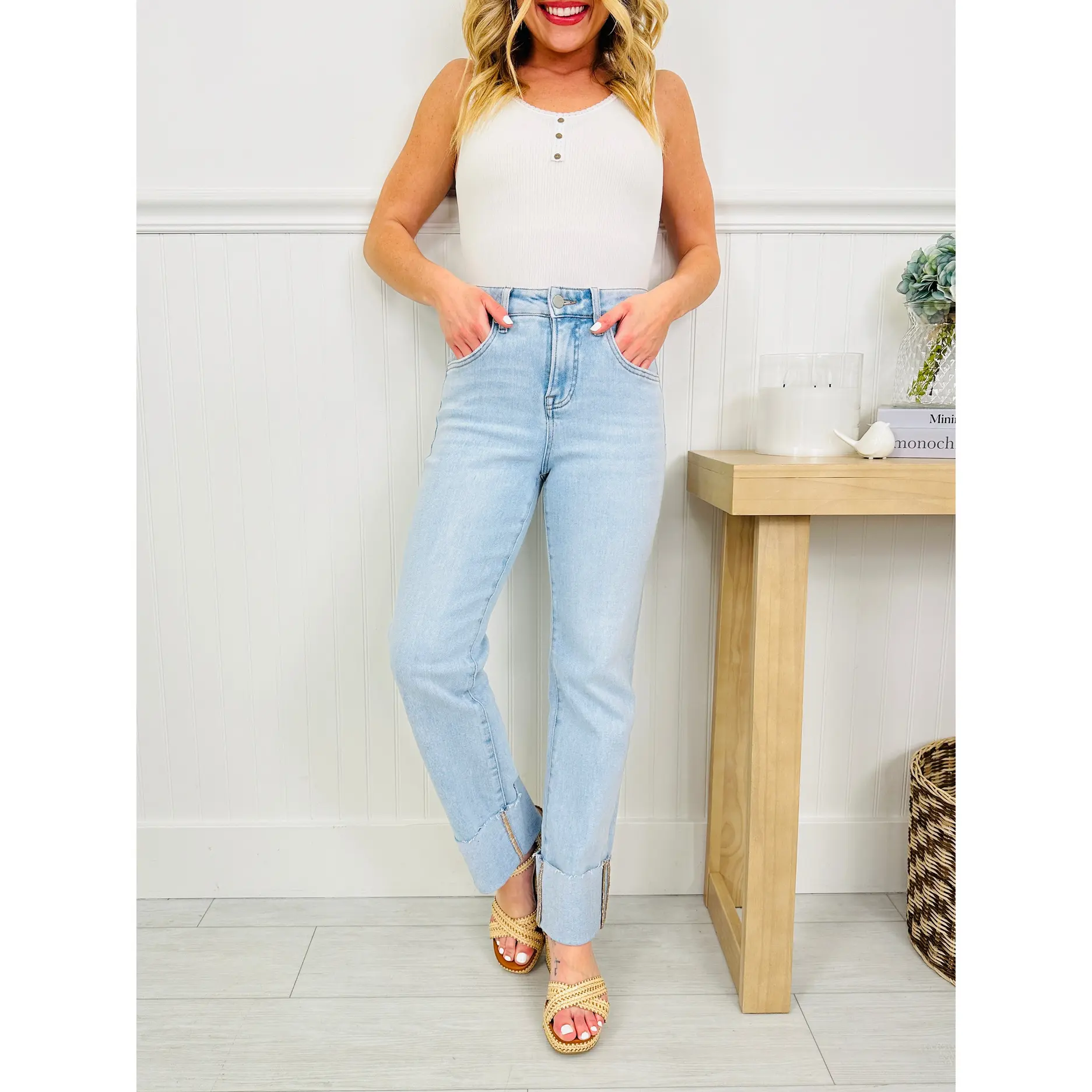 Spring Awakening Tummy Control Relaxed Fit Jeans