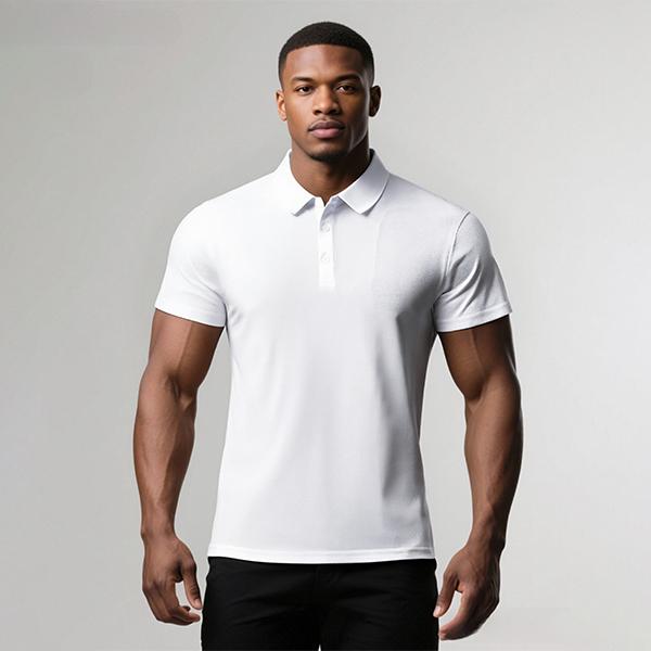 4-Pack Basic Solid Color Breathable Polo Shirts