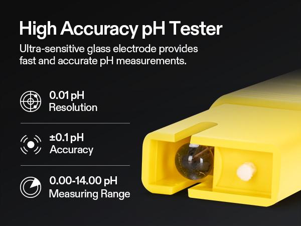 VIVOSUN Digital pH and TDS Meter Kits, 0.01pH High Accuracy Pen Type pH Meter ± 2% Readout Accuracy 3-in-1 TDS EC Temperature Meter for Hydroponics, Pool and Aquarium,  UL Certified