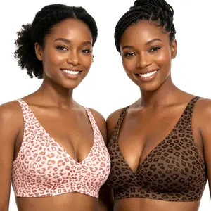 Women’s Jelly Bra, Full Coverage Wireless Support Bra Comfortable, soft, wire-free design with seamless support, no underwire Breathable, seamless, and comfortable wireless everyday bra