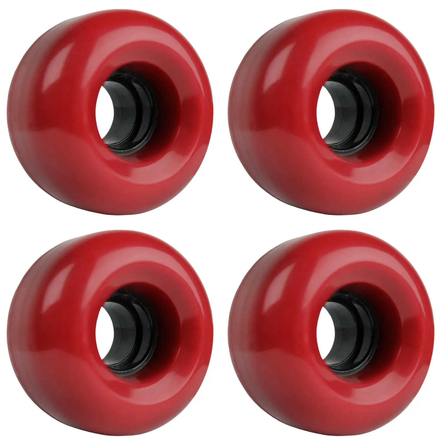 62mm x 38mm 83A 220C Red  Wheels (Set of 4)