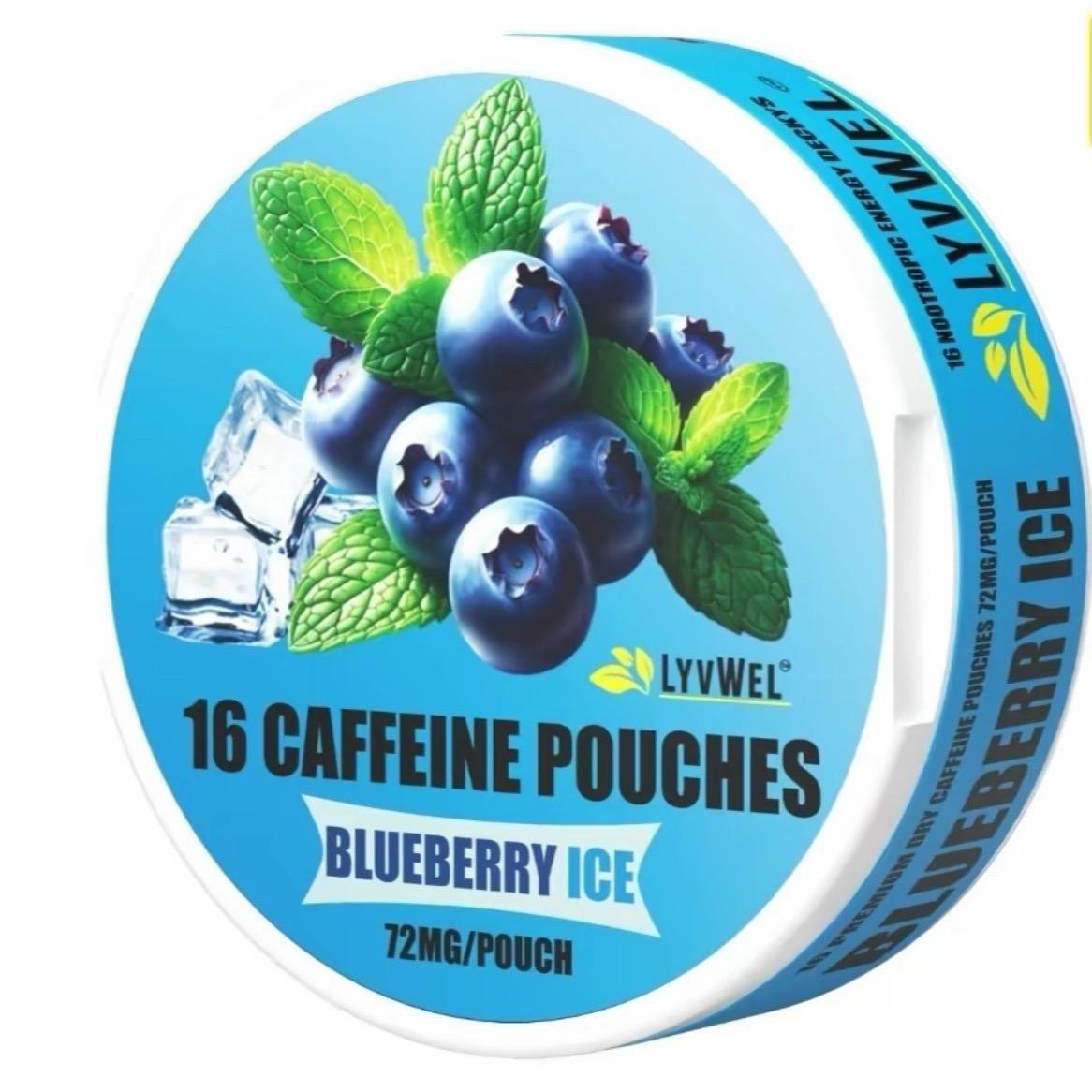 Sugar-Free Gluten-Free Sport Energy Nootropic Caffeine Beverage Pouches - 72mg Caffeine Each, 16 Count, Multiple Tastes (5 Flavors), Individual Pouch, Energy Booster, Refreshing Gamer Fuel Alternative