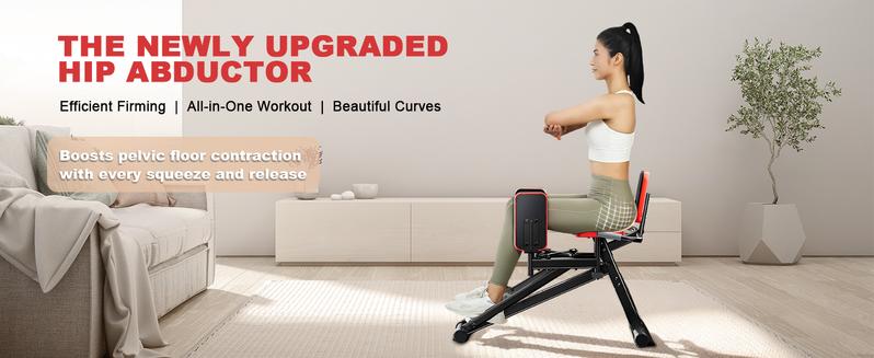 abductor machine,Hip trainer,Adjustable Glute Machine Exercise Equipment,Suitable For Home Gym,glute workout device Resistance Band Kegel,gym stuff Thigh and Pelvic Floor Trainer,gym stuff,at home gym equipment