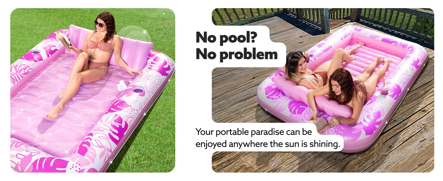 Inflatable Tanning Pool Lounge 2