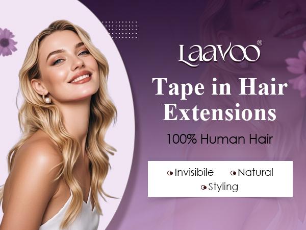 LaaVoo Tape in Hair Extensions Human Hair Highlights Solid Balayage Tape in Lightweight 20 Counts Natural Straight TikTokShopHolidayHaul SpringStatements LaaVoo Tape in Hair Extensions Human Hair Highlights Solid Balayage Tape in Lightweight 20 Counts Natural Straight TikTokShopHolidayHaul SpringStatements