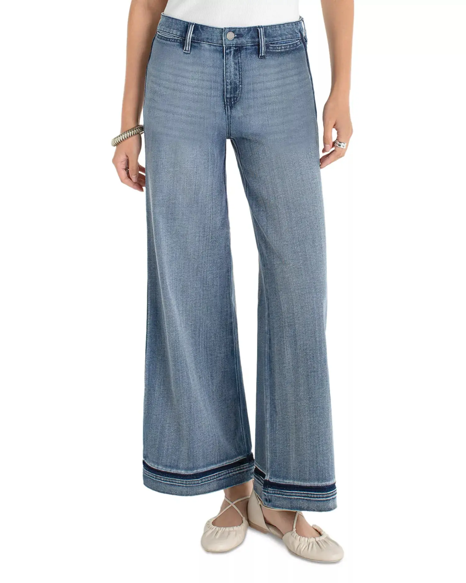 Liverpool Super Stride Wide Leg Jeans