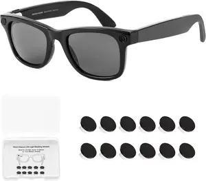 20pcs LED Light Blocking Stickers Compatible with Ray-Ban Meta Gen 2 Wayfarer/Skyler/Headliner/Oakley Meta HSTN Accessories, Blackout LED Covers, Low-Tack Restickable (20Pcs)