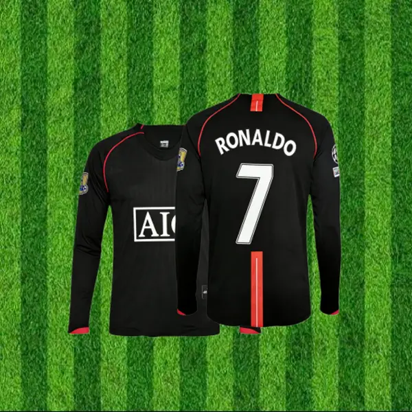 0708 Short Long Sleeve Soccer Jersey Away 7 Ronaldo - TikTok Shop