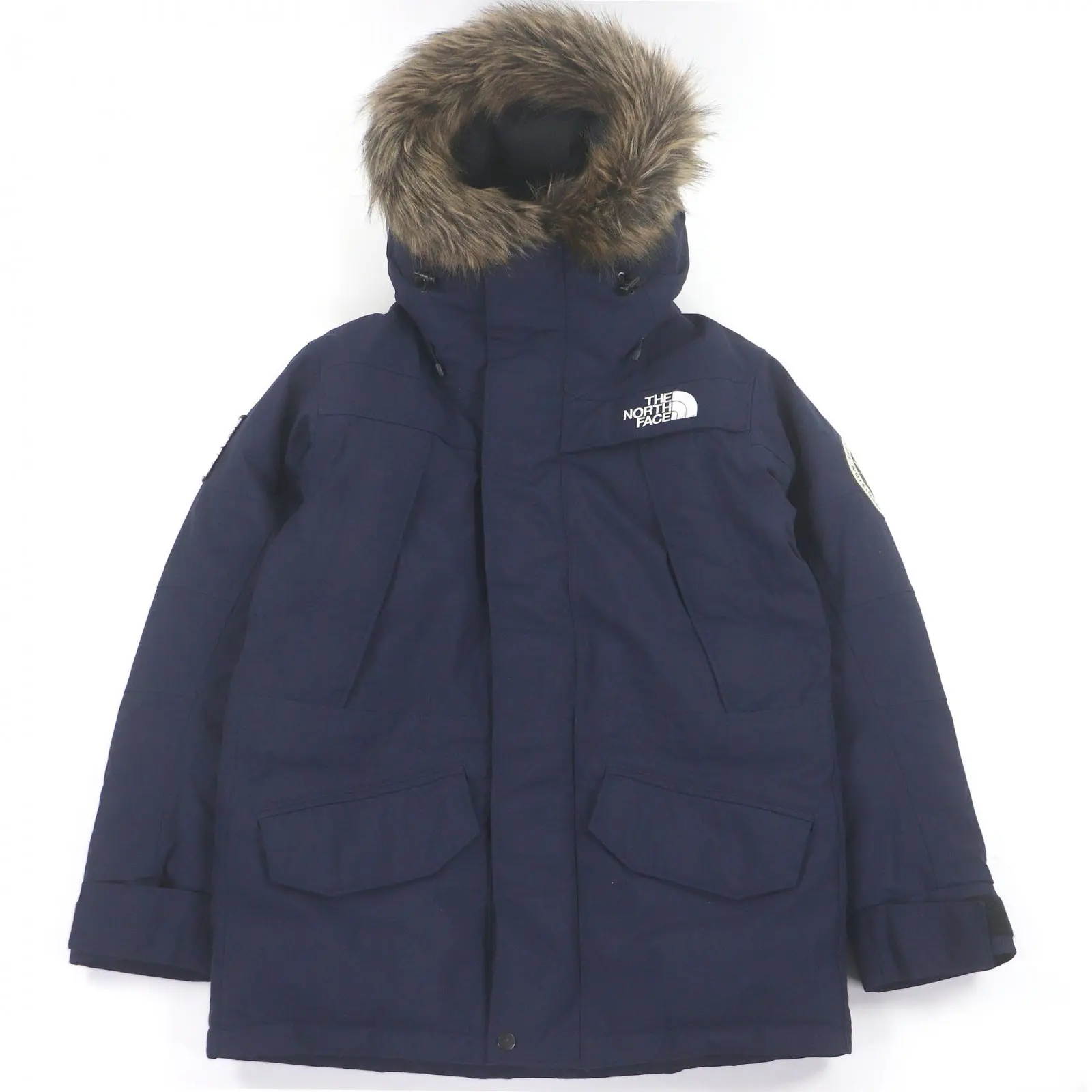Pre-owned THE NORTH FACE Nylon Small Leather Goods Antarctica Parka GORE TEX Down Jacket