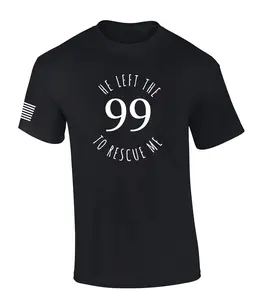 He Left The 99 To Rescue Me Bible Scripture Mens Christan Tshirt Jesus Cross American Flag Short Sleeve T-shirt Graphic Tee