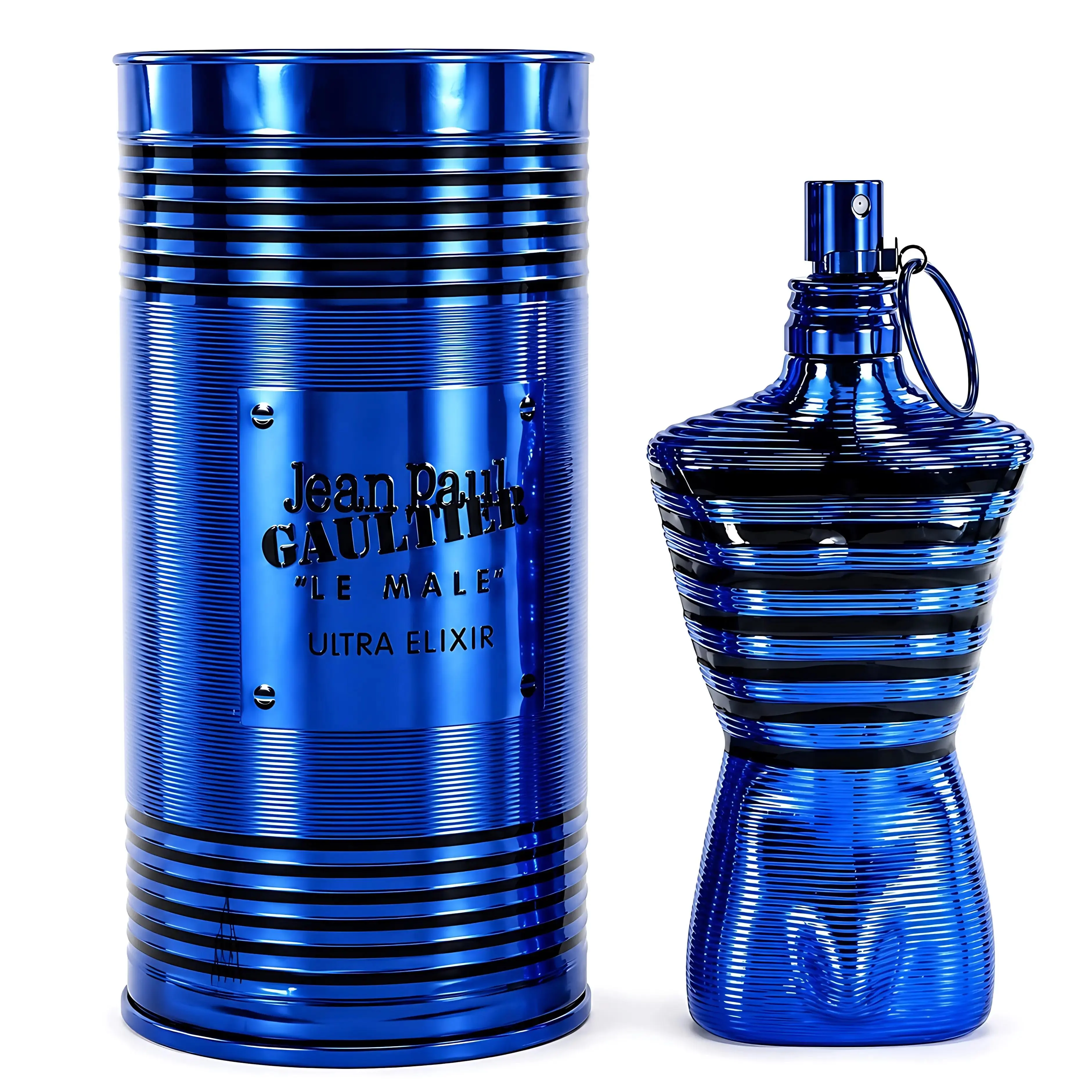 Jean Paul Gaultier Le Male Ultra Elixir EDP for Men - Male Wear Fragrance, 4.2 oz, Amber Cedar, Vanilla Base, 4.2Oz