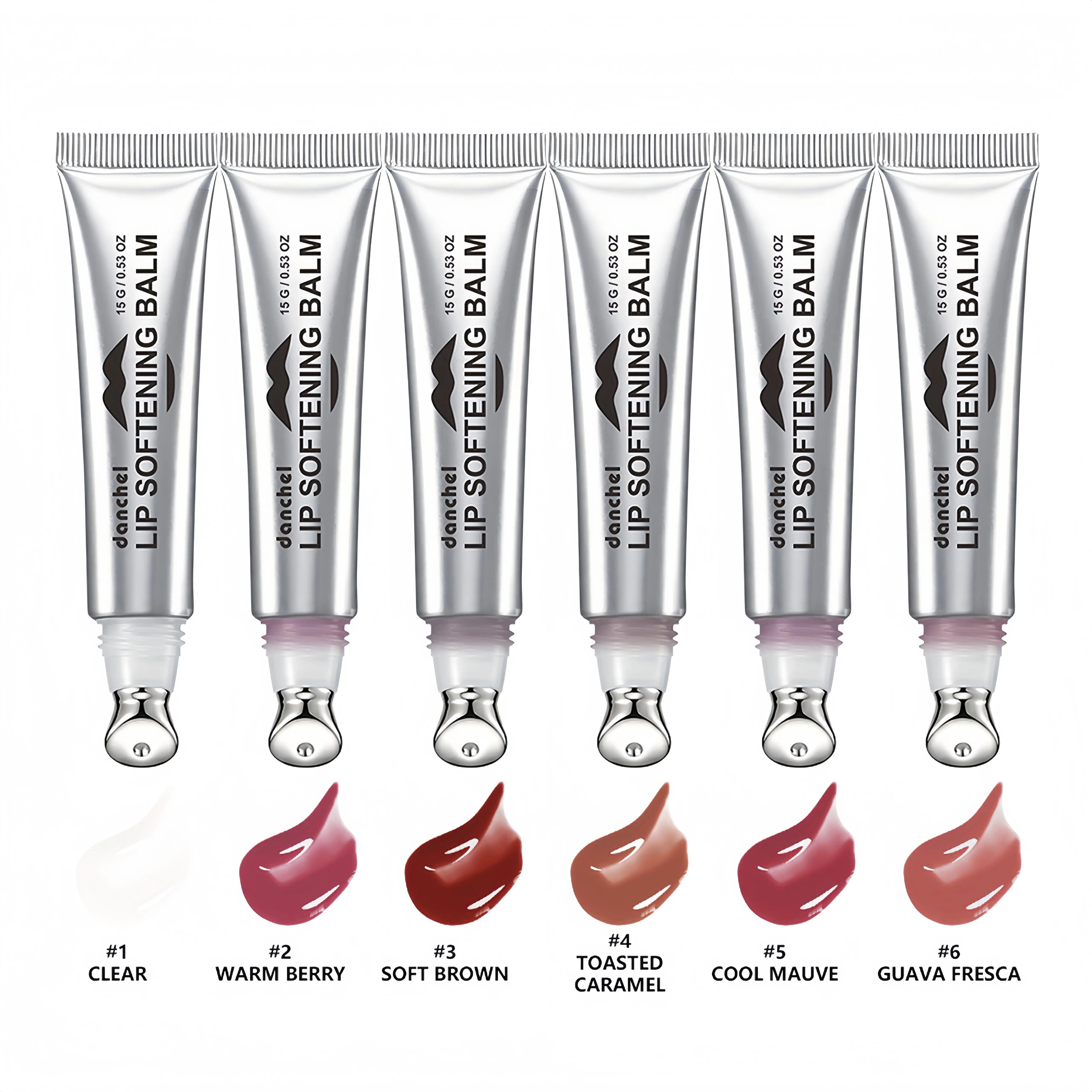 Softening Lip Balm, Hydrating Luminous Lip Gloss, Sheer Glass-Lip Finish, Long-Lasting Moisture Lock & Rich ColorPayoff, Gentle Exfoliation, Cooling Metal Applicator, Lightweight & Non-Sticky, Available in 6 Shades, Lip Moisturizer Gloss