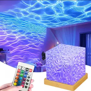 TikTok Viral Aurora Projector Night Light, 16 Color Chan jynzie ging LED Lamp with Water Ripple, USB Powered Decor for Living Room, Bedroom & Gifts sad cled