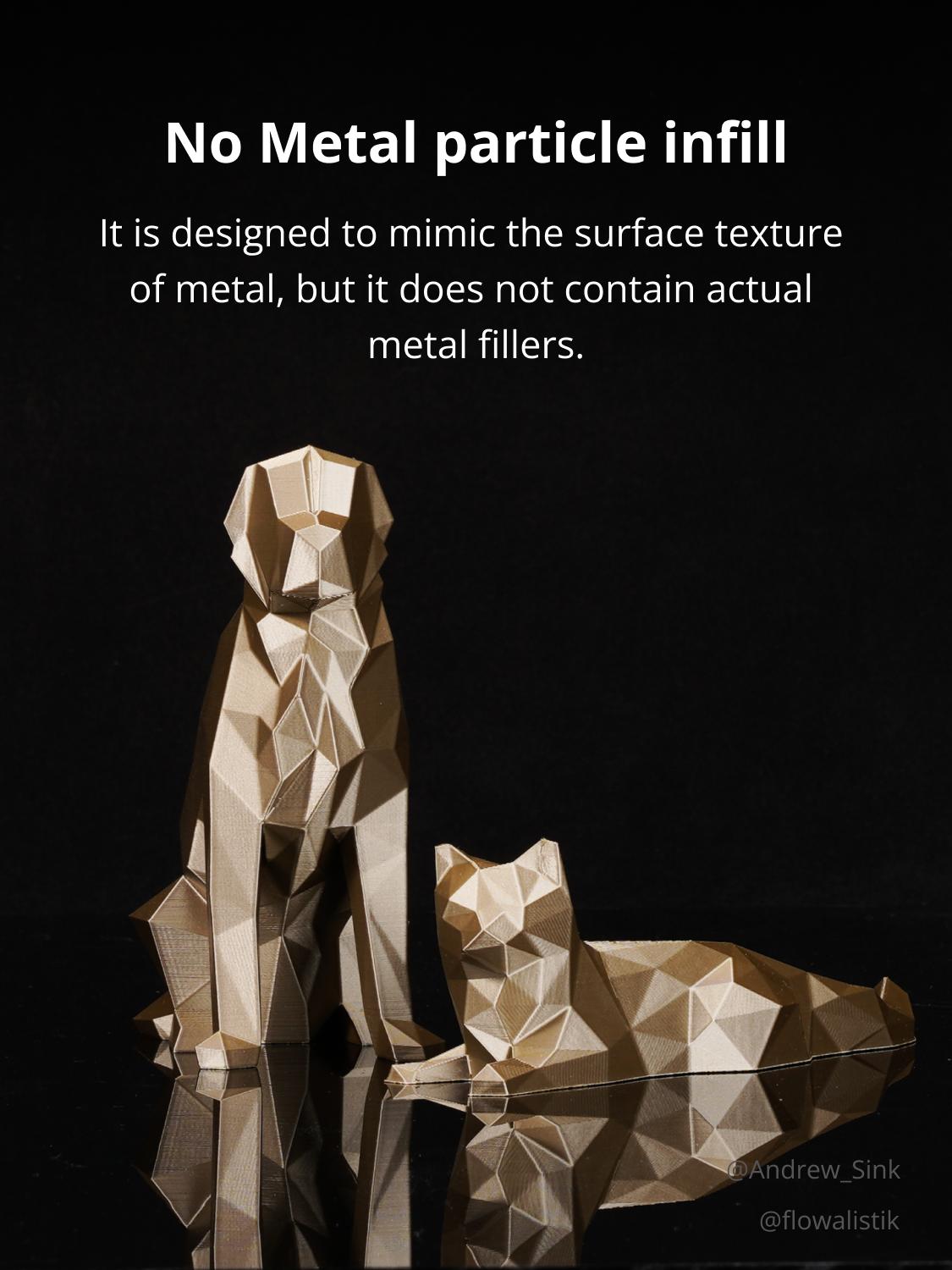 Bambu Lab PLA Metal, 3D Printing Materials and Filaments, Bambu Lab