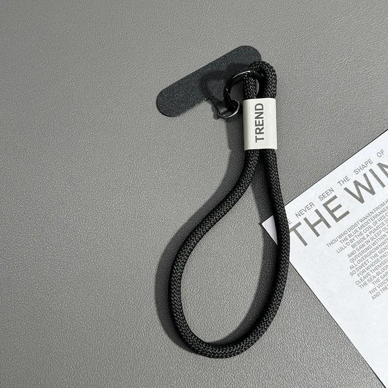 Colorful phone lanyard strap set | Adhesive tab + loop cord | Handy anti-drop grip & cute accessory