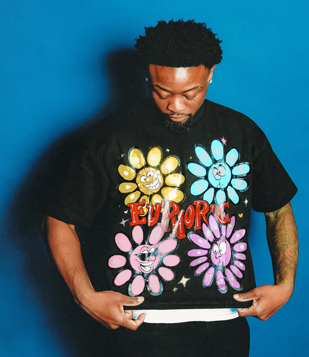 Euphoric Expression Tee - Black Euphoric Expression Tee - Black