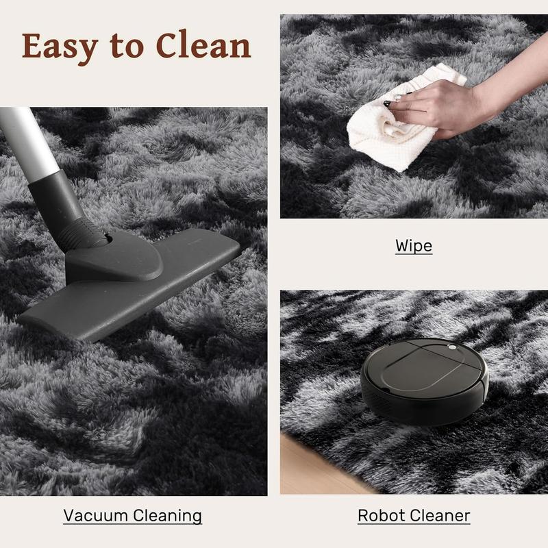 Soft Fluffy Luxury Shag Area Rug, Fluffy Long Shag Carpet For Living Room, Luxury Modern Plush Carpet, Dormitory Interior Home Decoration, Upgraded Non-Slip, Can Be Cleaned With A Brush, Machine Washable,Shaggy Floor Carpet For Living RoomBedroom