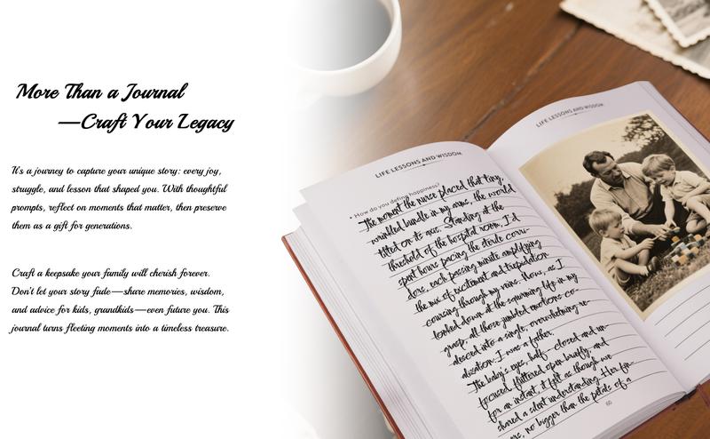 Dad I Want to Hear Your Story — Dad’s Life Story Journal, Perfect Gift for Dad, Grandpa, Husband, or Stepdad From Daughter or Son