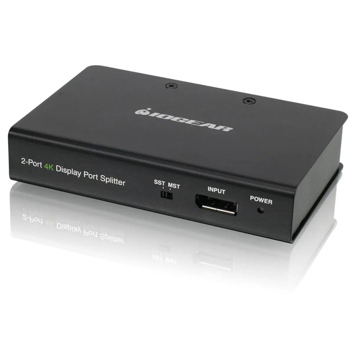 IOGEAR 2-Port DisplayPort 1.2 Cinema 4K Graphics Splitter / Multi-Monitor MST Video Hub, TAA